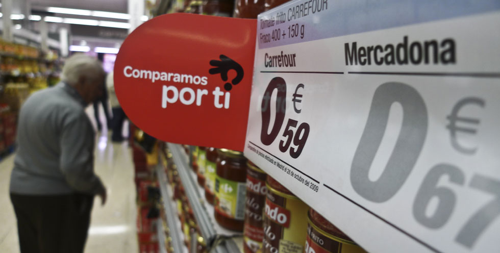 Guerra de precios entre Carrefour y Mercadona